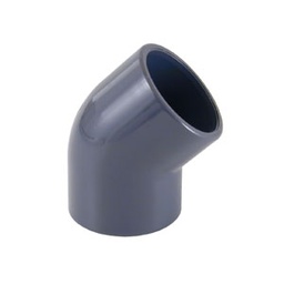 [PVC01749] Codo 45º PVC Encolar Hembra 40